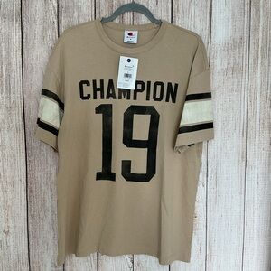 Champion Tan Varsity 19 Tee